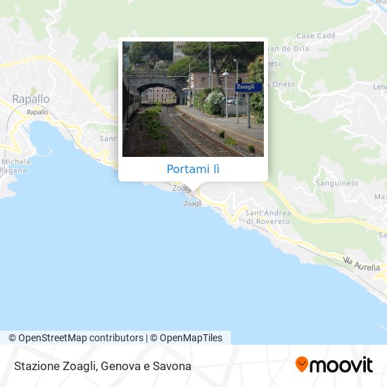 Mappa Stazione Zoagli