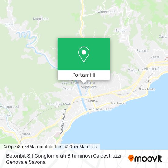 Mappa Betonbit Srl Conglomerati Bituminosi Calcestruzzi