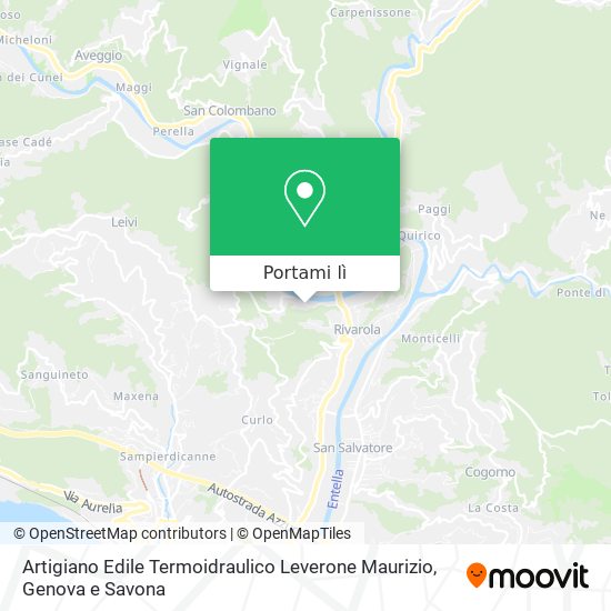 Mappa Artigiano Edile Termoidraulico Leverone Maurizio