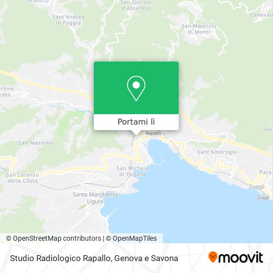 Mappa Studio Radiologico Rapallo