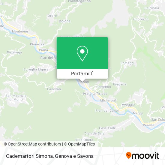 Mappa Cademartori Simona