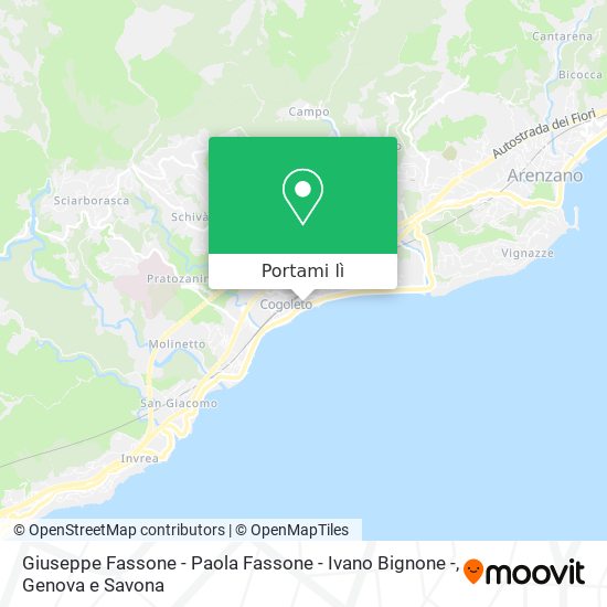 Mappa Giuseppe Fassone - Paola Fassone - Ivano Bignone -