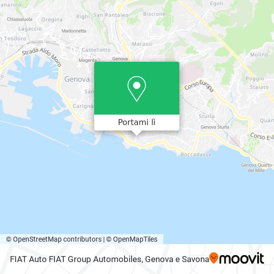 Mappa FIAT Auto FIAT Group Automobiles