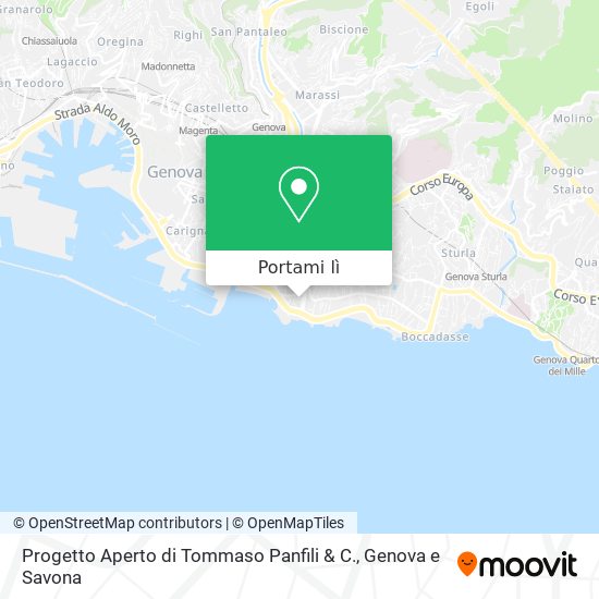 Mappa Progetto Aperto di Tommaso Panfili & C.