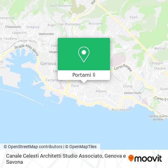 Mappa Canale Celesti Architetti Studio Associato
