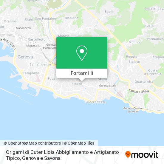 Mappa Origami di Cuter Lidia Abbigliamento e Artigianato Tipico