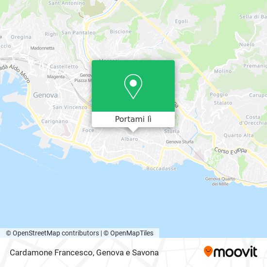 Mappa Cardamone Francesco