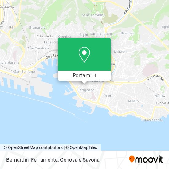 Mappa Bernardini Ferramenta
