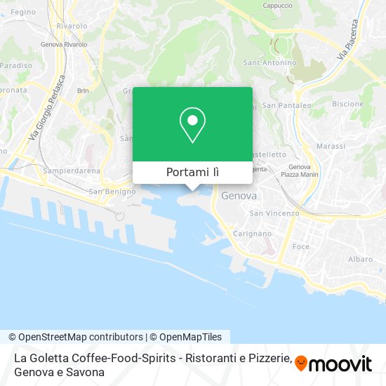 Mappa La Goletta Coffee-Food-Spirits - Ristoranti e Pizzerie