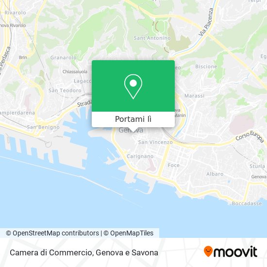 Mappa Camera di Commercio