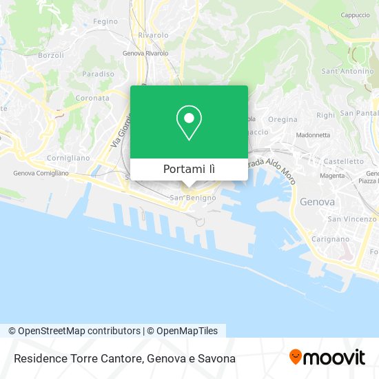 Mappa Residence Torre Cantore