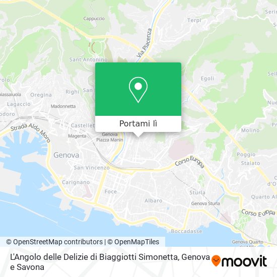 Mappa L'Angolo delle Delizie di Biaggiotti Simonetta