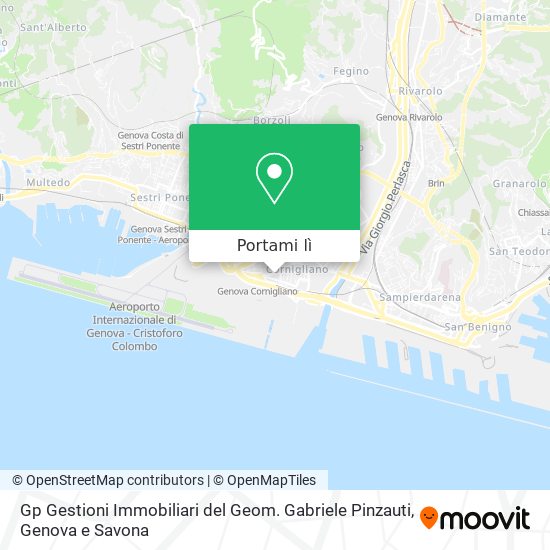 Mappa Gp Gestioni Immobiliari del Geom. Gabriele Pinzauti