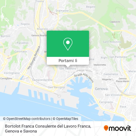Mappa Bortolot Franca Consulente del Lavoro Franca