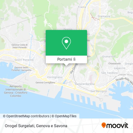 Mappa Orogel Surgelati