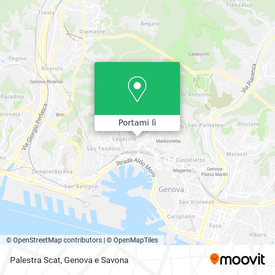 Mappa Palestra Scat