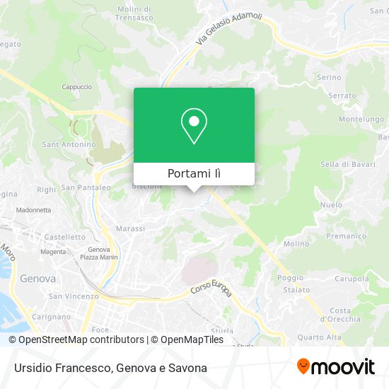 Mappa Ursidio Francesco