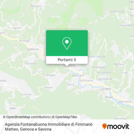 Mappa Agenzia Fontanabuona Immobiliare di Fimmanò Matteo