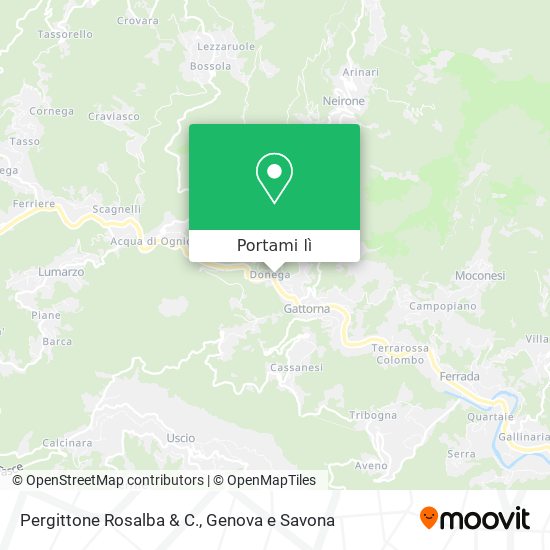 Mappa Pergittone Rosalba & C.