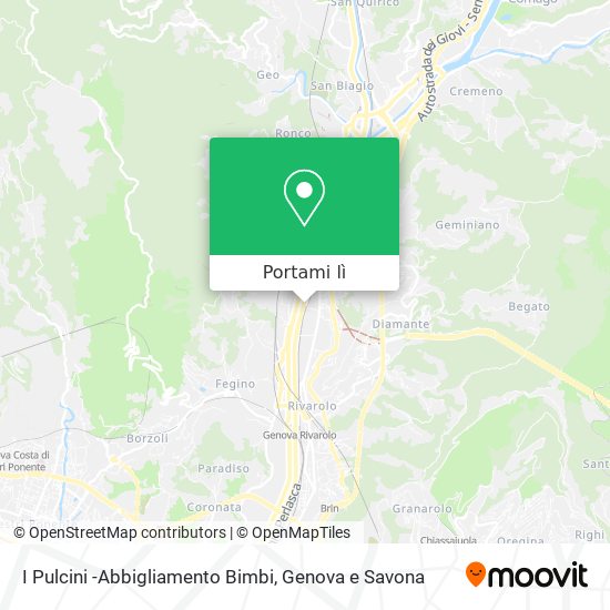 Mappa I Pulcini -Abbigliamento Bimbi