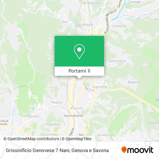 Mappa Grissinificio Genovese 7 Nani