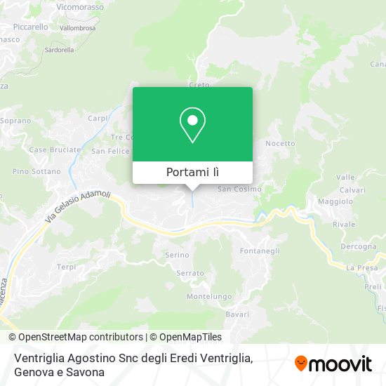 Mappa Ventriglia Agostino Snc degli Eredi Ventriglia