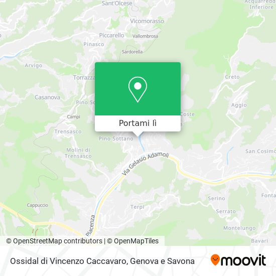 Mappa Ossidal di Vincenzo Caccavaro