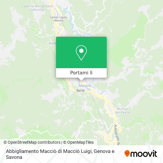 Mappa Abbigliamento Macciò di Macciò Luigi