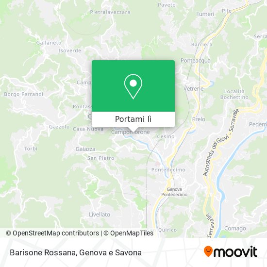 Mappa Barisone Rossana