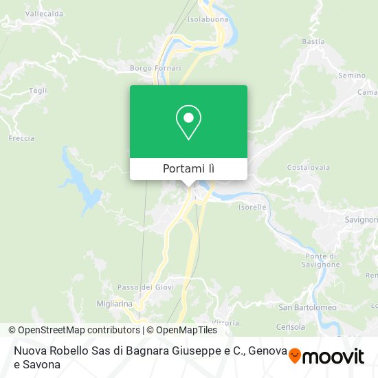 Mappa Nuova Robello Sas di Bagnara Giuseppe e C.