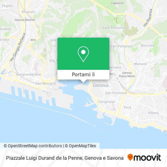 Mappa Piazzale Luigi Durand de la Penne