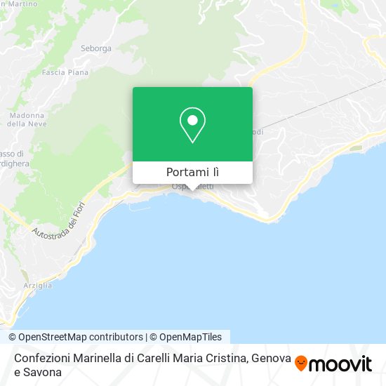 Mappa Confezioni Marinella di Carelli Maria Cristina