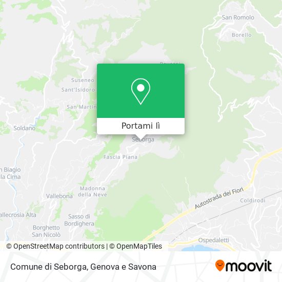 Mappa Comune di Seborga