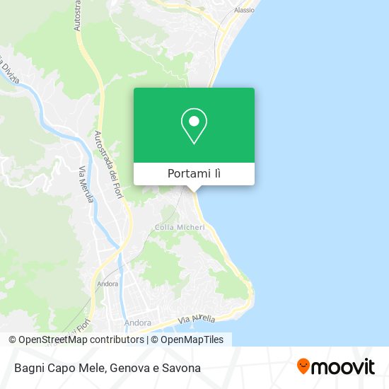 Mappa Bagni Capo Mele