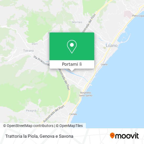 Mappa Trattoria la Piola