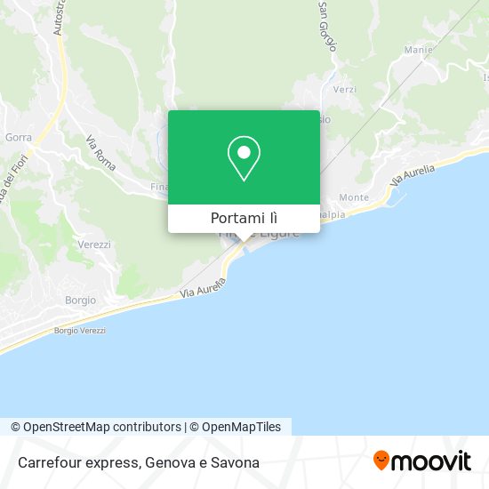 Mappa Carrefour express