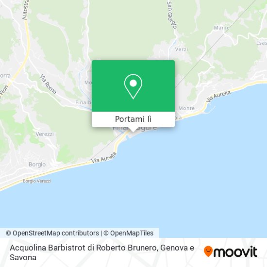 Mappa Acquolina Barbistrot di Roberto Brunero