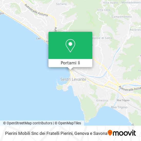 Mappa Pierini Mobili Snc dei Fratelli Pierini