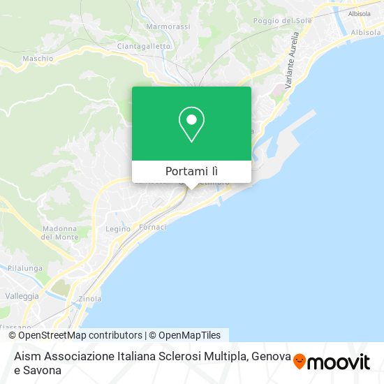 Mappa Aism Associazione Italiana Sclerosi Multipla