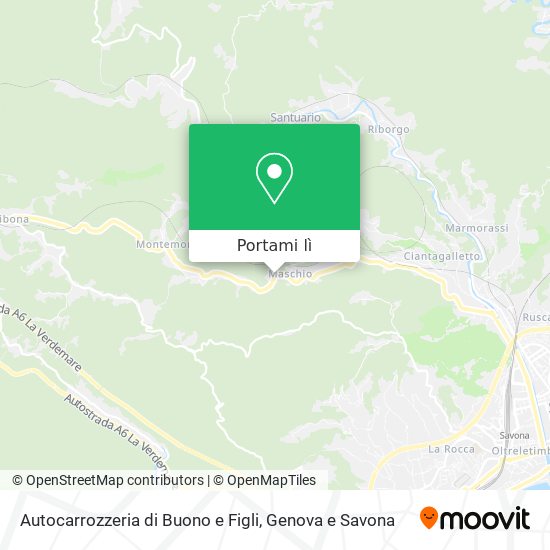 Mappa Autocarrozzeria di Buono e Figli