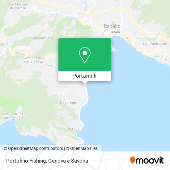 Mappa Portofino Fishing