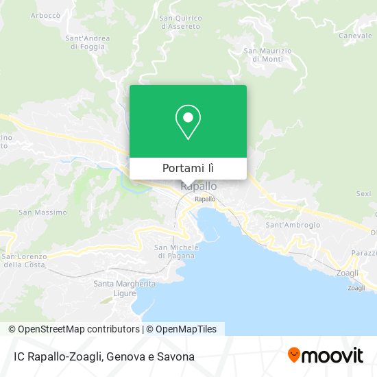 Mappa IC Rapallo-Zoagli