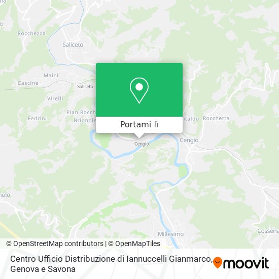Mappa Centro Ufficio Distribuzione di Iannuccelli Gianmarco