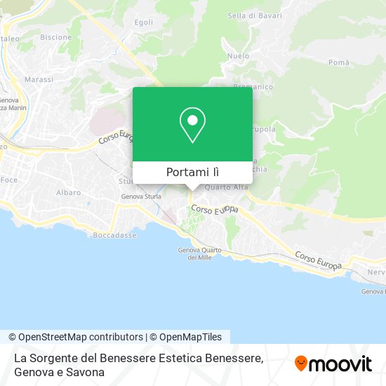 Mappa La Sorgente del Benessere Estetica Benessere