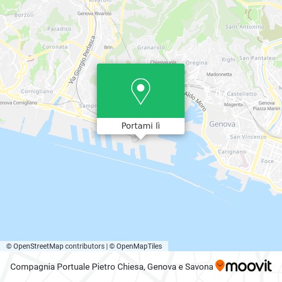 Mappa Compagnia Portuale Pietro Chiesa