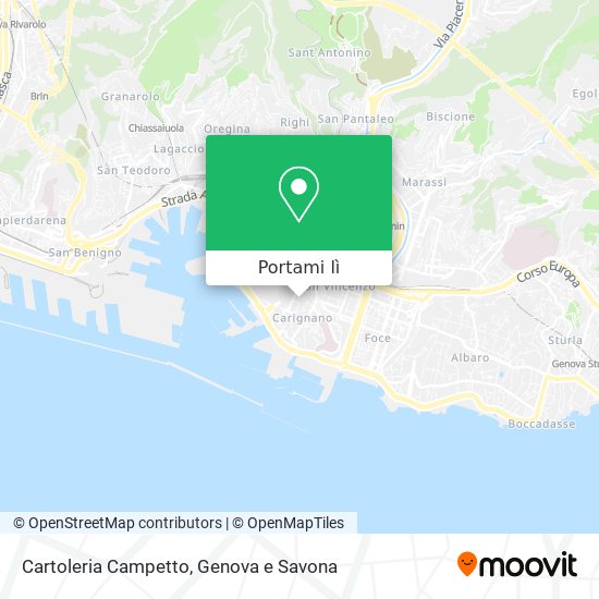 Mappa Cartoleria Campetto