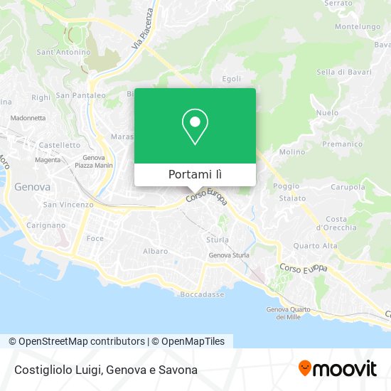 Mappa Costigliolo Luigi