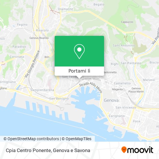 Mappa Cpia Centro Ponente
