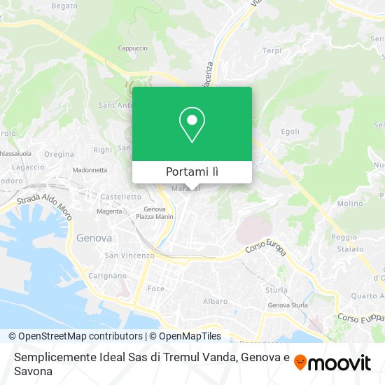 Mappa Semplicemente Ideal Sas di Tremul Vanda