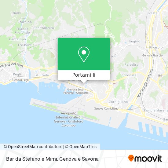 Mappa Bar da Stefano e Mimi